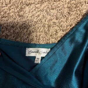 Emerald Sunday Teal Dress